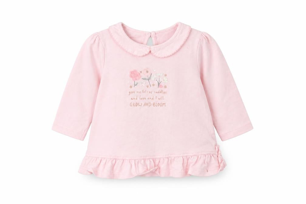 George Girls Pink   Basic T-Shirt Size 3-6 Months