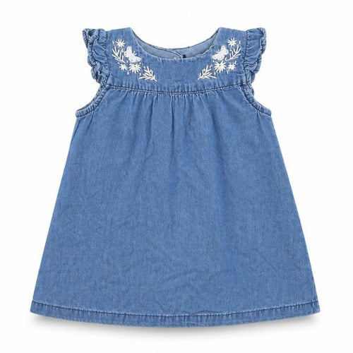 H&M Girls Blue   Fit & Flare  Size 3-6 Months