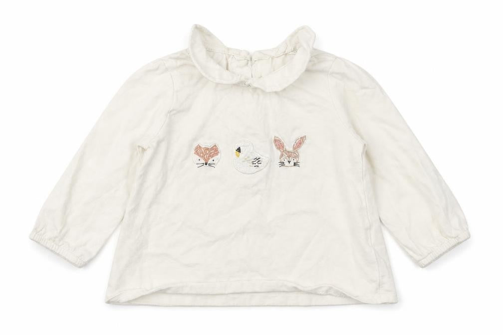 NEXT Girls White   Camisole T-Shirt Size 3-6 Months