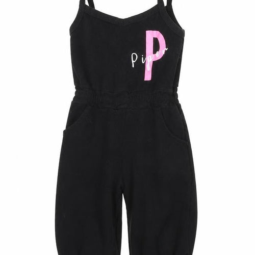Preworn Girls Black   Jumpsuit One-Piece Size 3-4 Years