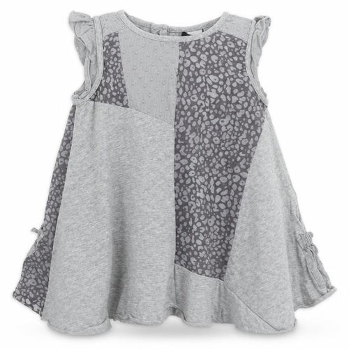 NEXT Girls Grey Animal Print  Fit & Flare  Size 12-18 Months
