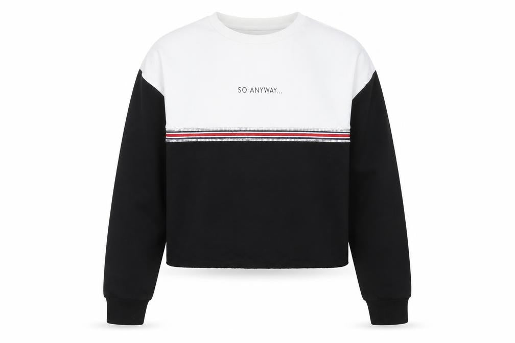 New Look Girls Black   Pullover Sweatshirt Size 12-13 Years  - So Anyway...