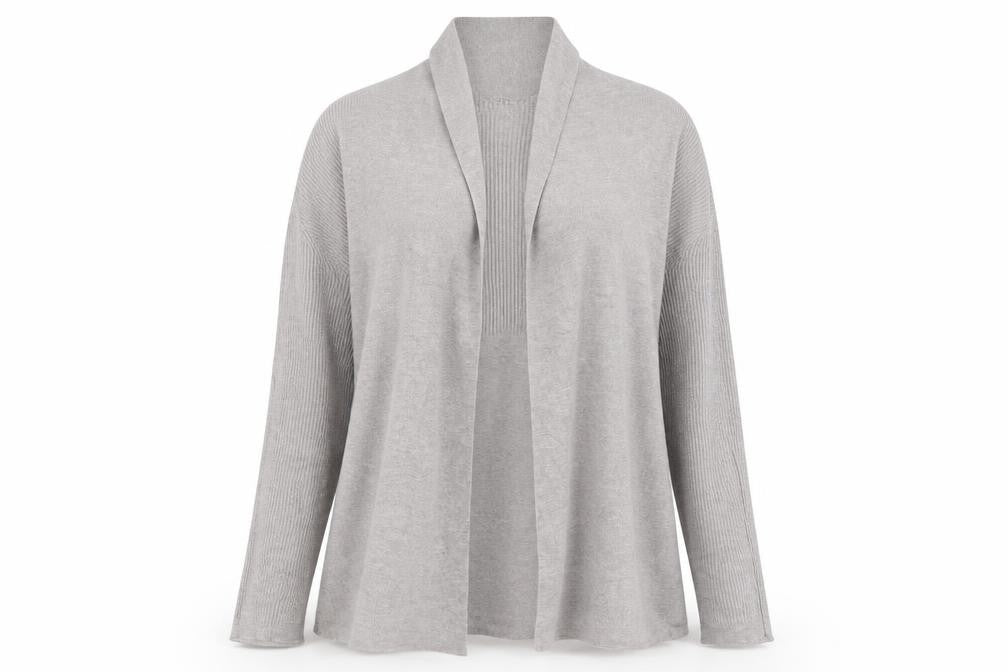 Heart & Soul Womens Grey   Cardigan Jumper Size XL