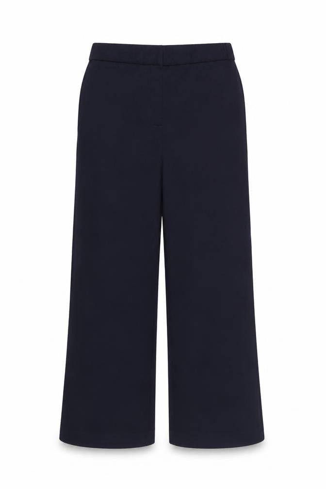 Label be Womens Blue   Cropped Trousers Size 14 L26 in