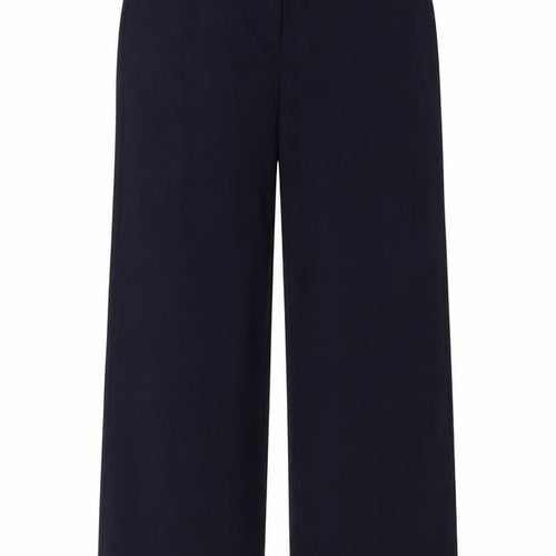 Label Be Womens Blue   Cropped Trousers Size 14 L26 in
