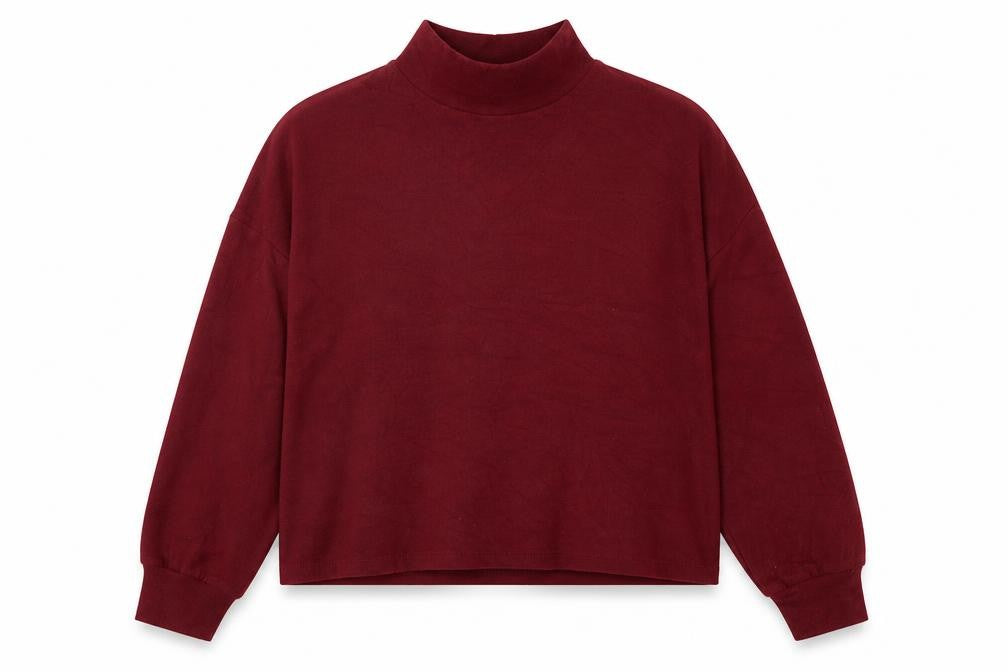 Front view of New Look women’s purple jumper, size M