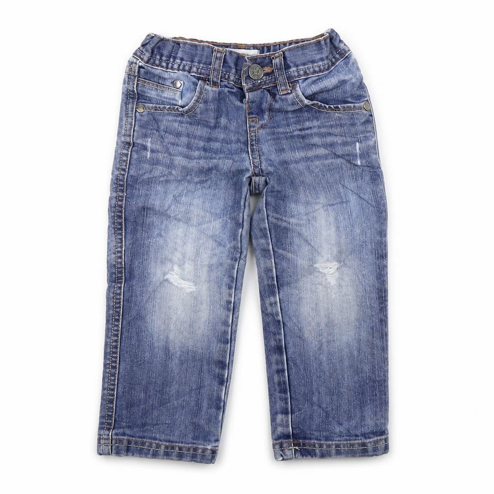 Marks and Spencer Girls Blue   Straight Jeans Size 2-3 Years