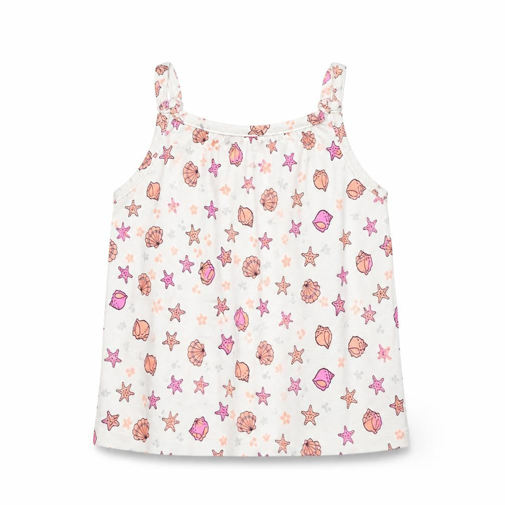 Primark Girls White   Basic Tank Size 6-7 Years