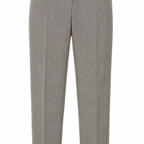 Oasis Womens Brown Herringbone  Trousers  Size 10 L27 in