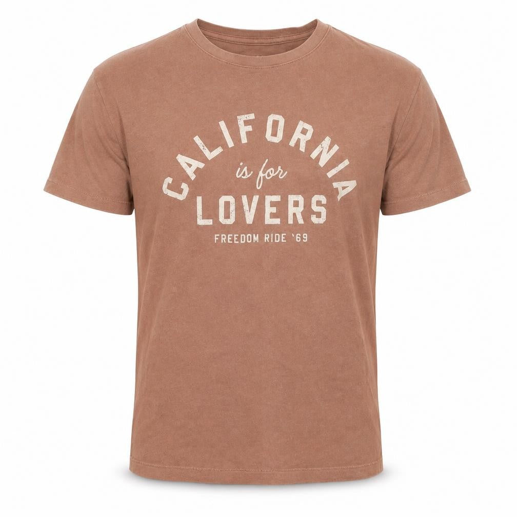 Front view of Gap men’s brown t-shirt, size S