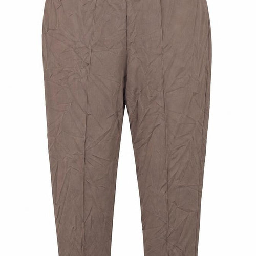 Slimma Womens Brown   Trousers  Size 30 L27 in