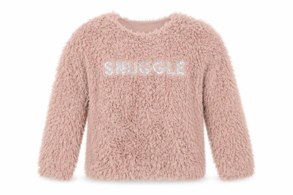 Front view of F&F women’s pink jumper, size S
