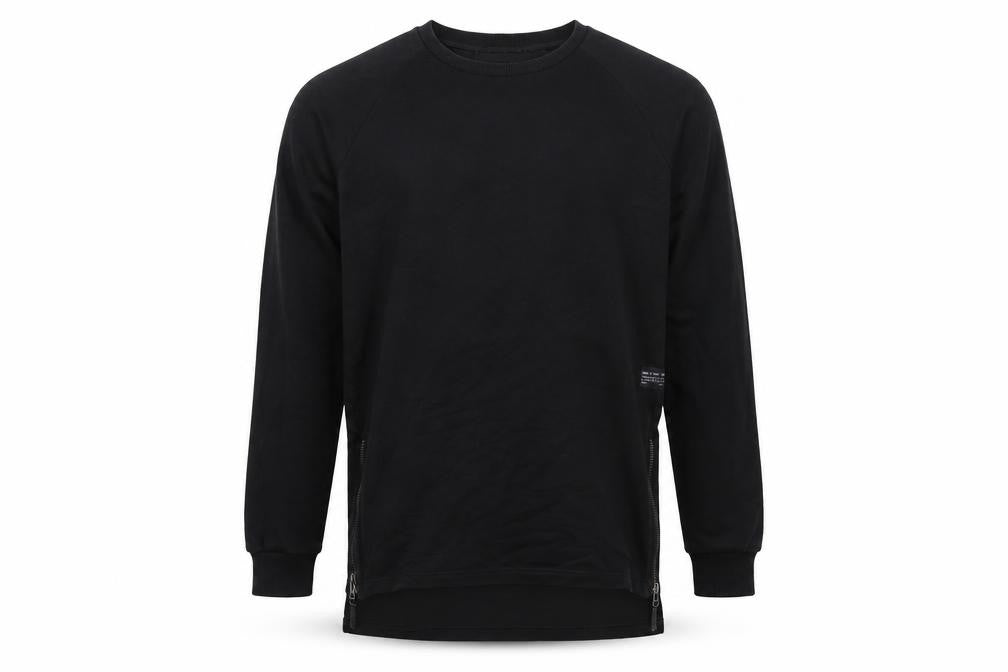 ashes to dust Mens Black   Pullover Jumper Size XS  - zips on sides