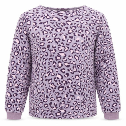Booho Womens Purple Animal Print   Pyjama Top Size M