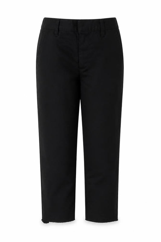 Front view of George girls’ black dress pants trousers, size 4-5, years