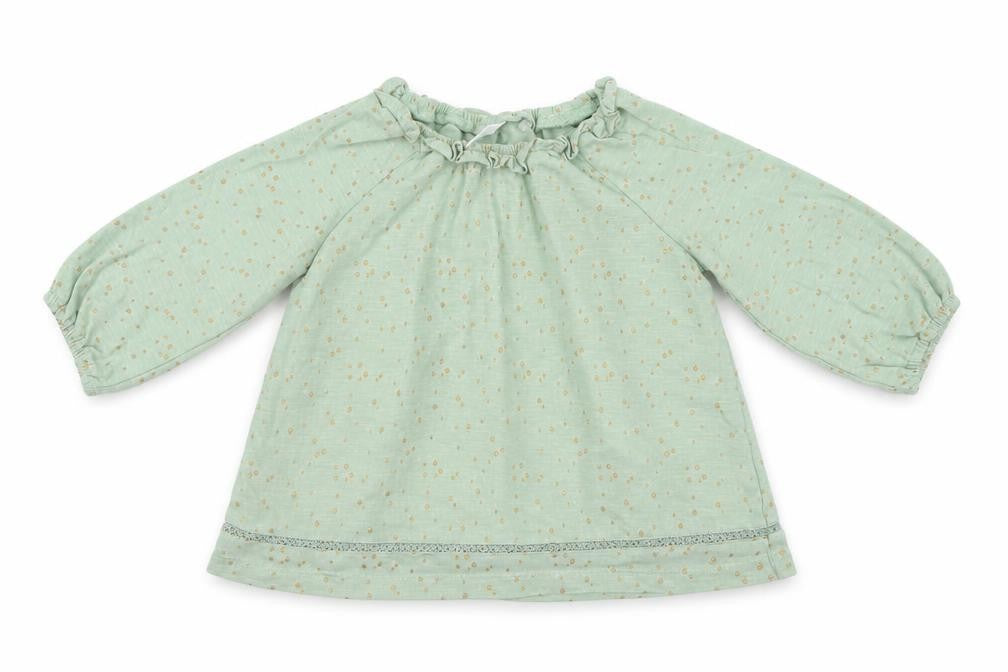 NEXT Girls Green Polka Dot  A-Line  Size 9-12 Months
