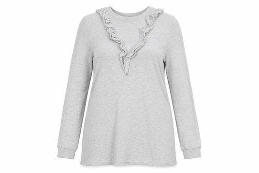 Front view of Divided women’s grey jumper, size S