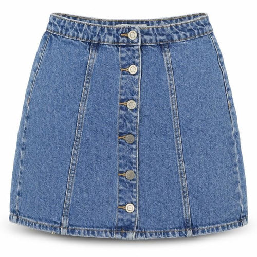 Denim Co Womens Blue  Denim A-Line Skirt Size 8