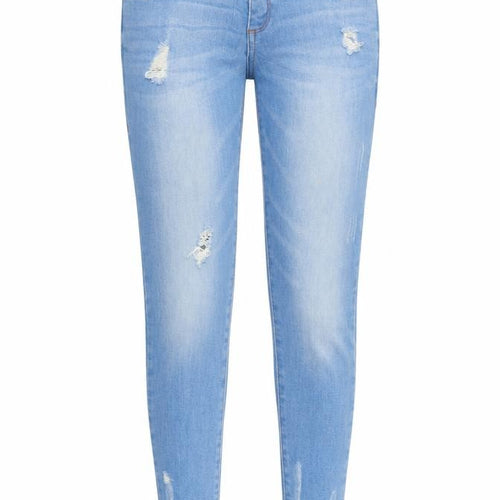 DenimCo Womens Blue  Denim Skinny Jeans Size 4 L26 in