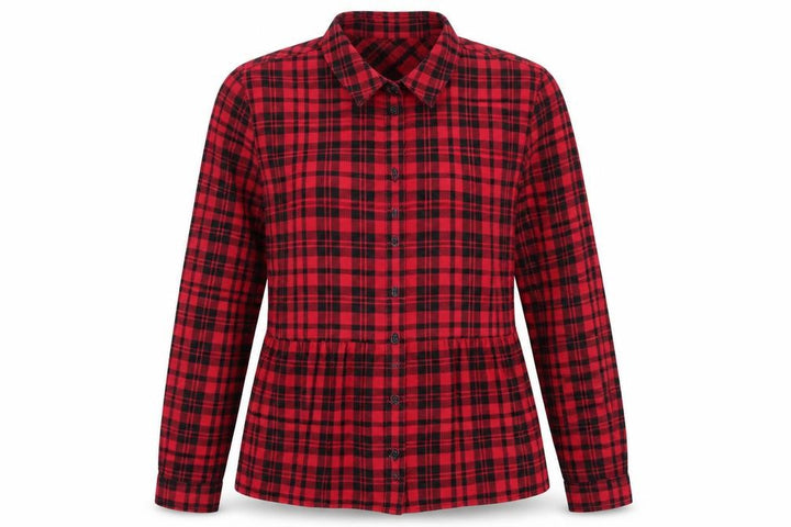 Jack Wills Womens Red Plaid  Basic Button-Up Size 6