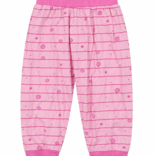 In the Night Garden Girls Pink Floral Jersey Capri Pyjama Pants Size 18-24 Months