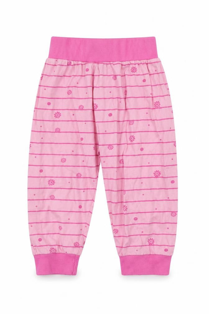 In the Night Garden Girls Pink Floral Jersey Capri Pyjama Pants Size 18-24 Months