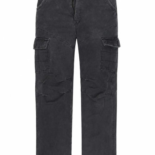 Aowofs Mens Grey   Straight Jeans Size 30 in L27 in