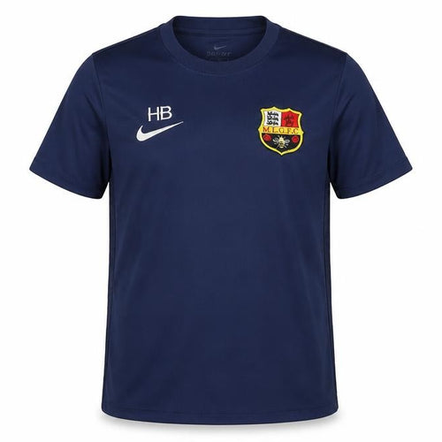 dri-fit Boys Blue Colourblock  Basic T-Shirt Size 9-10 Years