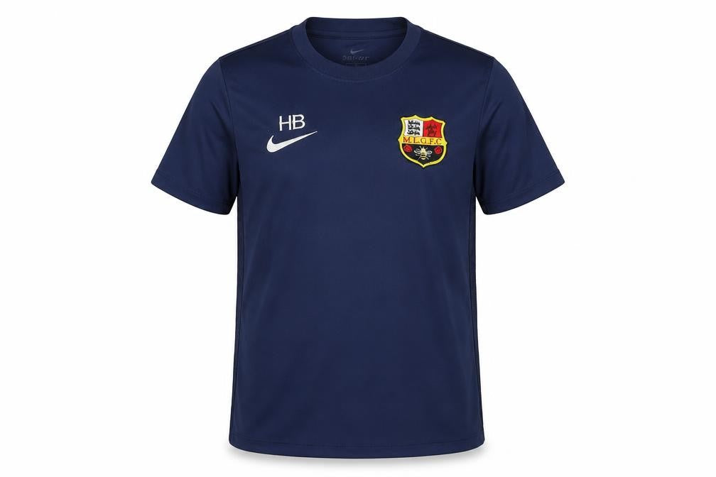 dri-fit Boys Blue Colourblock  Basic T-Shirt Size 9-10 Years