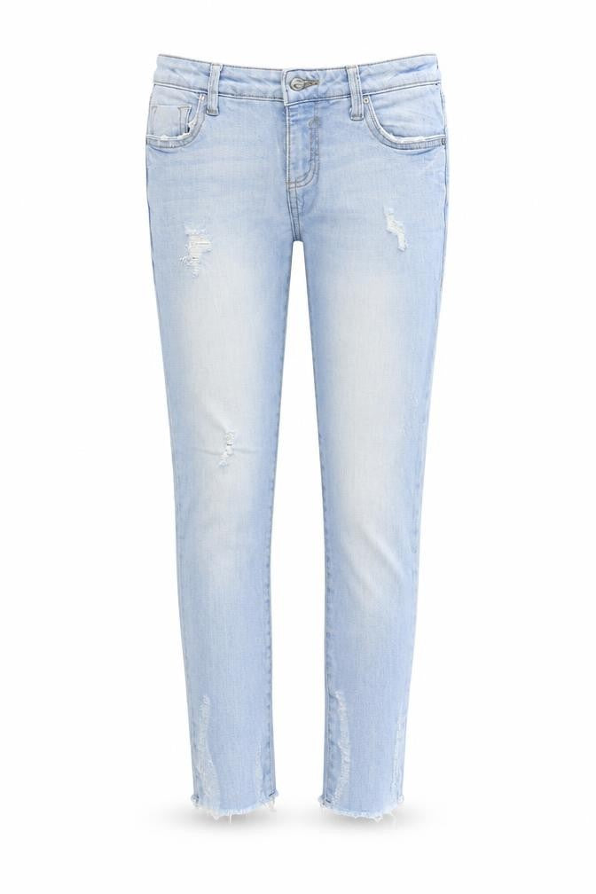 Denim & Co. Womens Blue   Skinny Jeans Size 8 L25 in