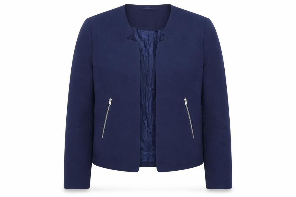 DAISY FASHION  Womens Blue   Jacket Blazer Size 12