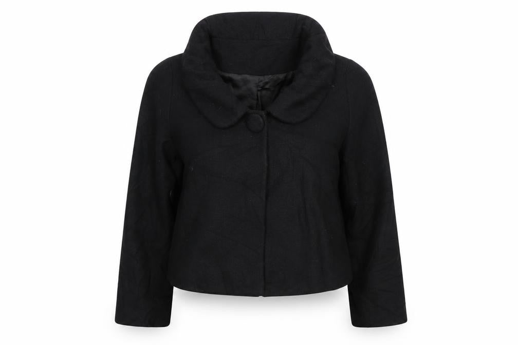 Monsoon Womens Black   Jacket Coat Size 8