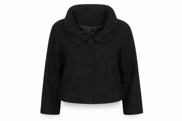 Monsoon Womens Black   Jacket Coat Size 8