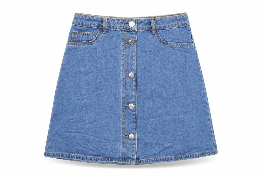 Noisy may Womens Blue   A-Line Skirt Size XS