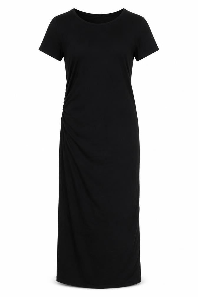 Boohoo Womens Black   Wrap Dress  Size 10