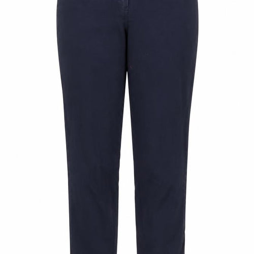 Camaieu Womens Blue   Pedal Pusher Trousers Size 8 L27 in