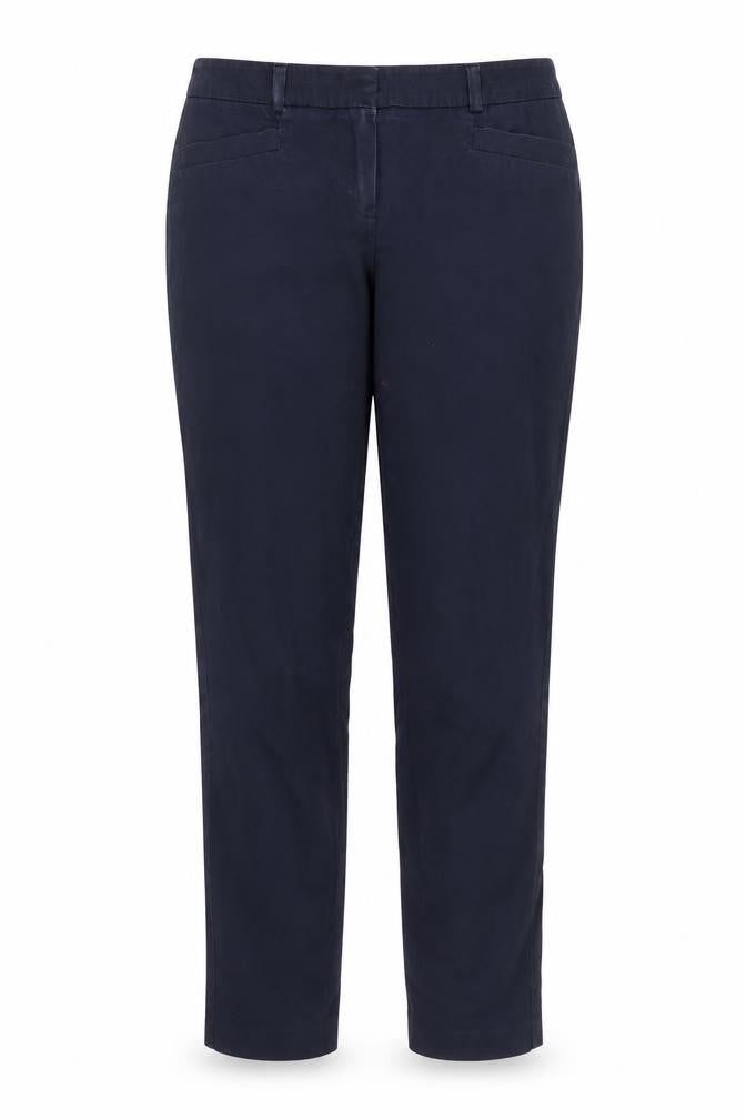 Camaieu Womens Blue   Pedal Pusher Trousers Size 8 L27 in