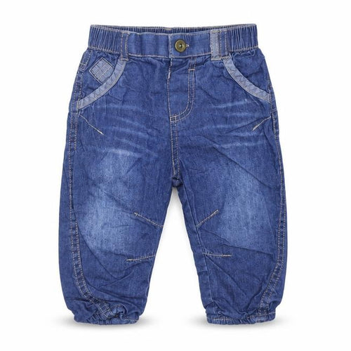 Nutmeg Boys Blue   Jogger Jeans Size 6-9 Months  - Elastic Waist Band