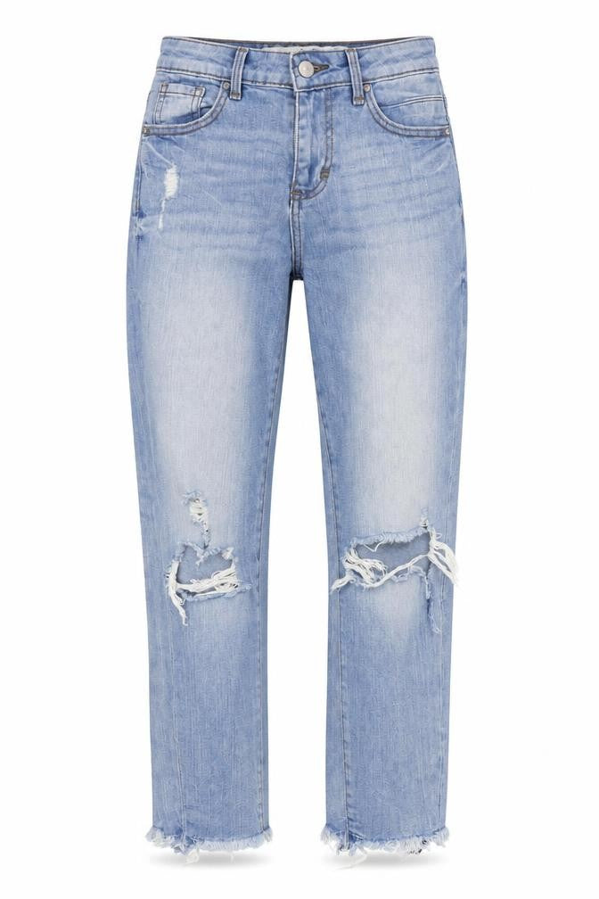 deniem co Womens Blue   Straight Jeans Size 8 L25 in