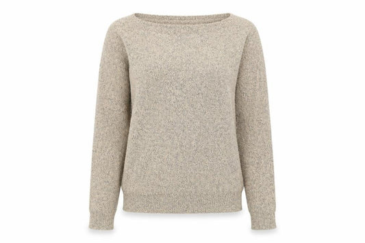 Front view of Vero Moda women’s beige jumper, size S