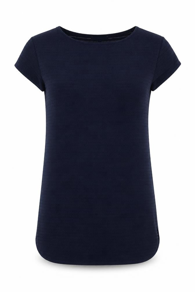 Front view of Next women’s blue batik a-line, size UK 8