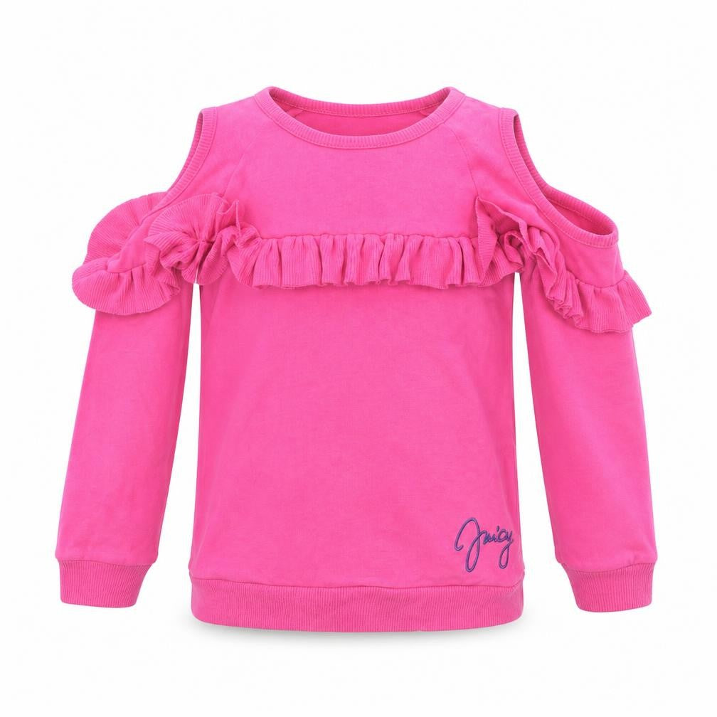 Juicy Couture Girls Pink   Pullover Jumper Size 4 Years