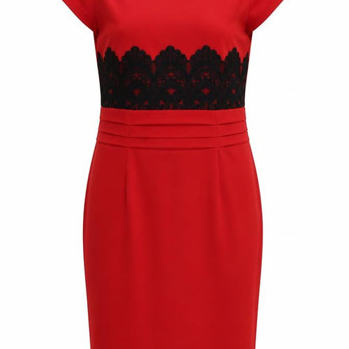 with love jessica Womens Red   Pencil Dress  Size 10