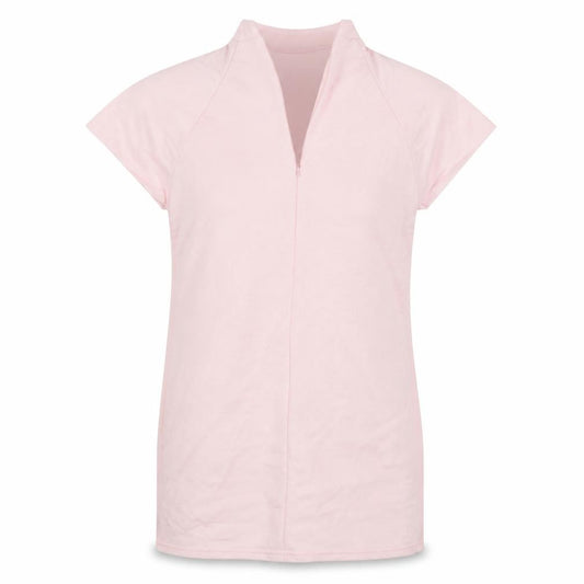 Front view of ASOS women’s pink jumper, size UK 8