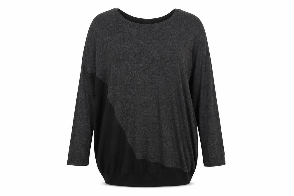 Front view of Faust women’s grey jumper, size M