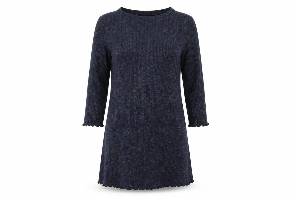 Front view of New Look women’s blue shift, size UK 8