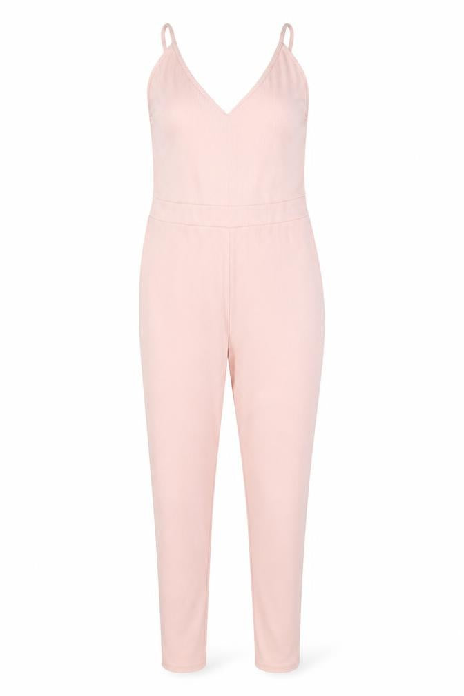 Giorgia Womens Pink Striped  Trousers One-Piece Size M