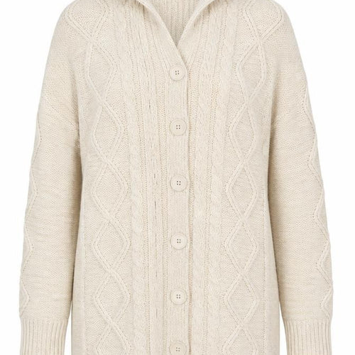 Ad Woman Womens Beige   Cardigan Jumper Size L