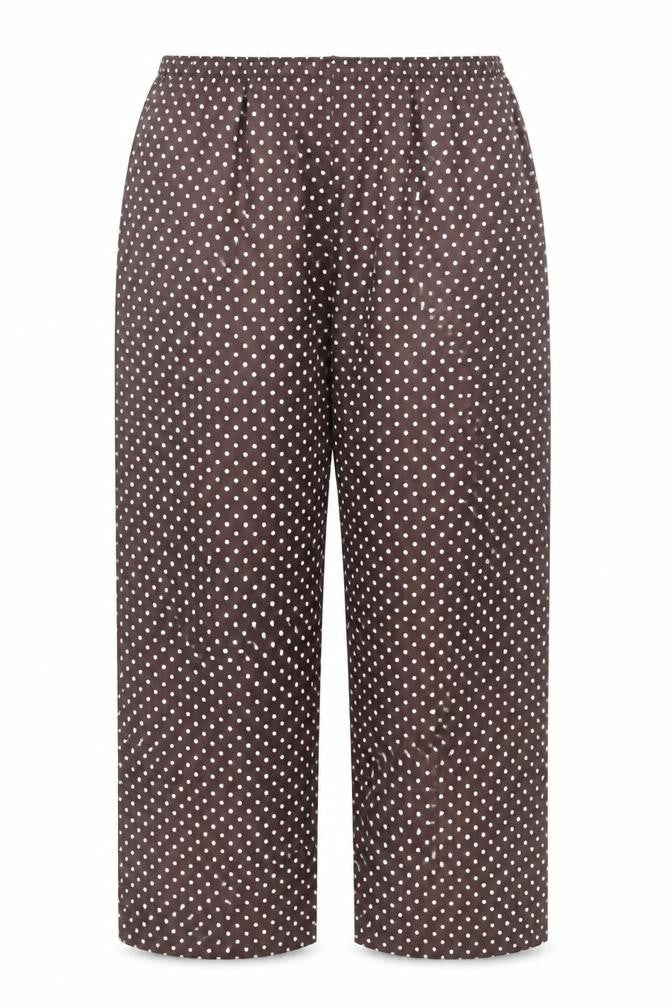 Preworn Womens Brown Polka Dot  Trousers  Size 12 L28 in