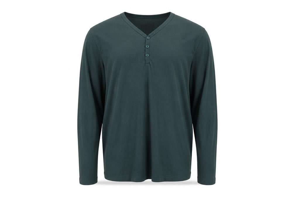 Burton Mens Green   Henley Jumper Size XL